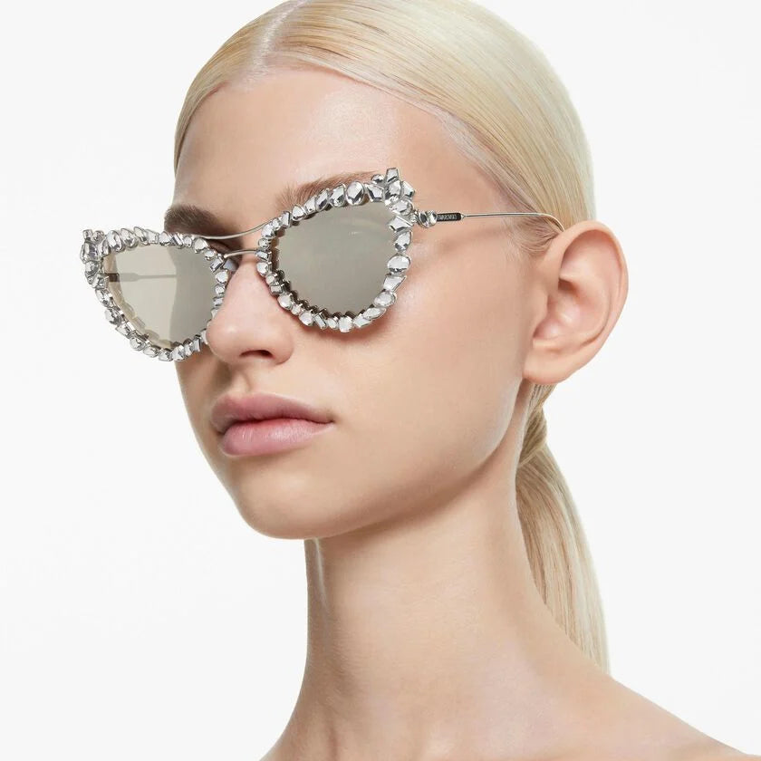 Sunglasses Statement, Cat-eye shape, SK7011EL, White